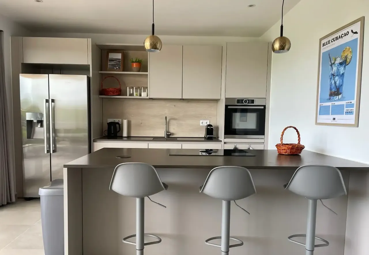 Open keuken met kookeiland