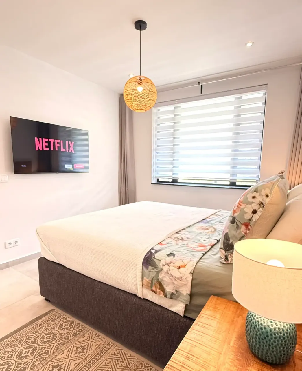 Slaapkamer met tv